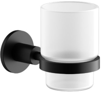 Стакан для ванной Sancos Base SC9030MB черный матовый Sancos — Оригинал