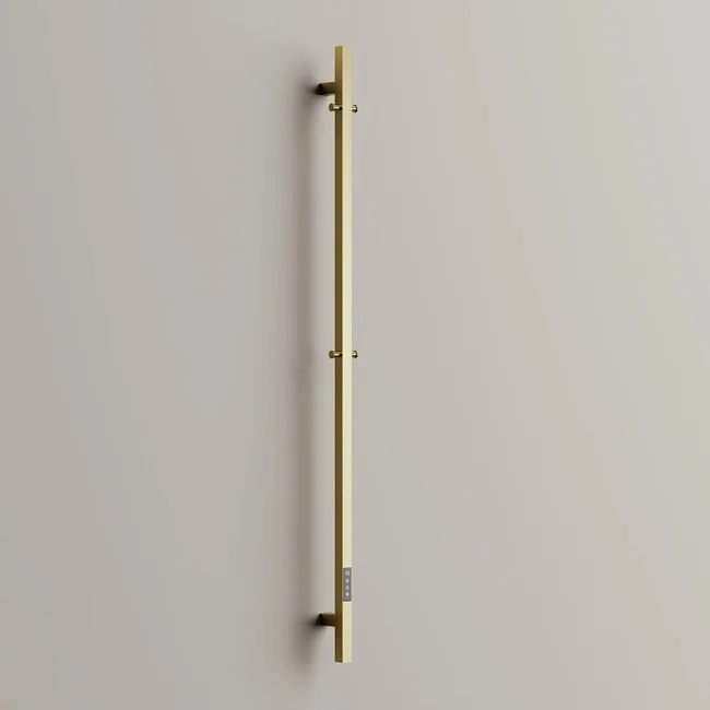 Полотенцесушитель электрический Sancos Linn 150x3 I-образный, брашированное золото, SC13002BG Sancos — Оригинал