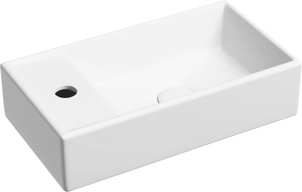 Рукомойник Ceramicanova Element CN6051RMW белый матовый Sancos — официальный сайт