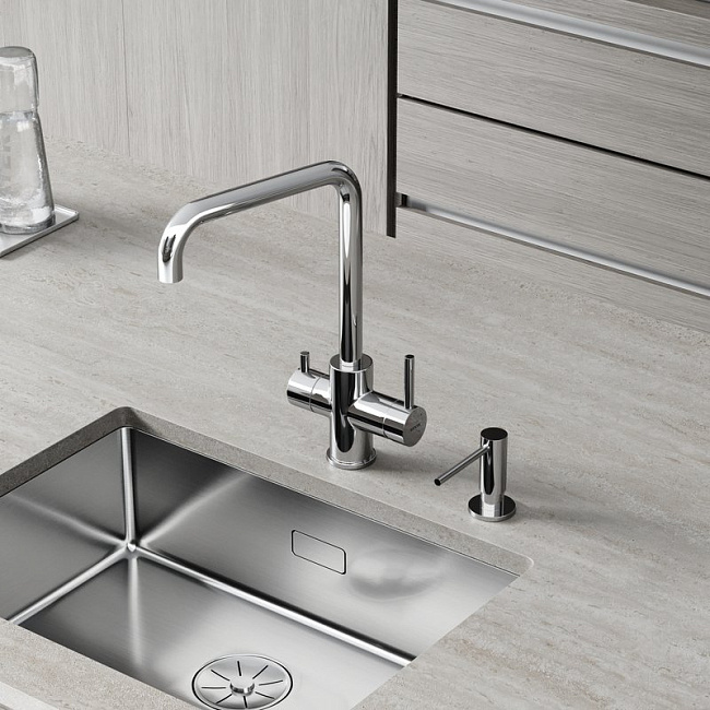 Смеситель для кухни Sancos Vela, с краном под фильтр для питьевой воды, хром, SC4013CH Sancos — Оригинал