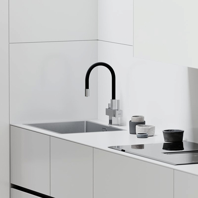 Смеситель для кухни Sancos Arno SC4005CH с гибким изливом, хром Sancos — Оригинал