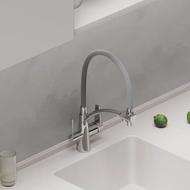Смеситель для кухни Sancos Eri SC4001CH с гибким изливом, хром Sancos — Оригинал