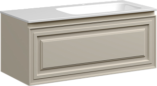 Тумба под раковину Sancos Very 100 R подвесная Beige soft (капучино), VR100RCE
