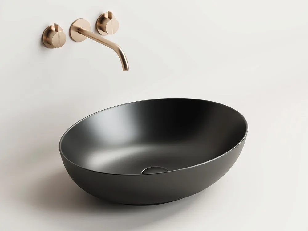 Раковина Ceramica Nova Element CN6017MB черный матовый Sancos — официальный сайт