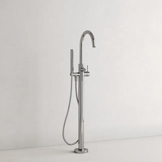 Смеситель для ванны напольный Sancos Etna SC9009CH, хром Sancos — Оригинал