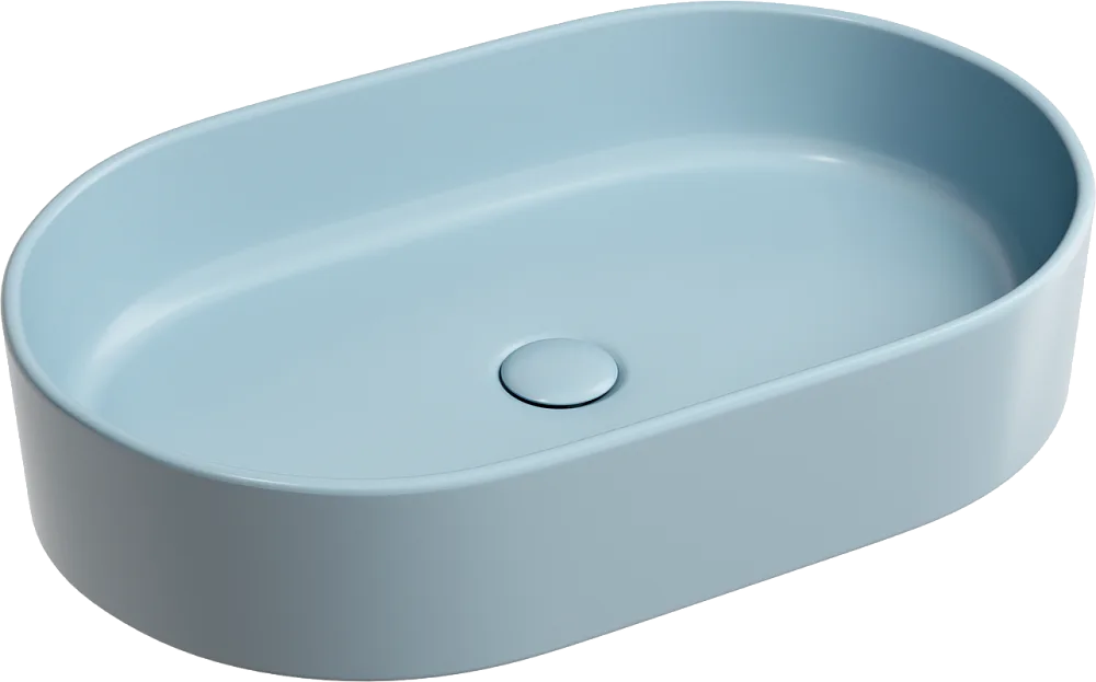 Раковина Ceramicanova Element CN6048ML голубая матовая Sancos — официальный сайт