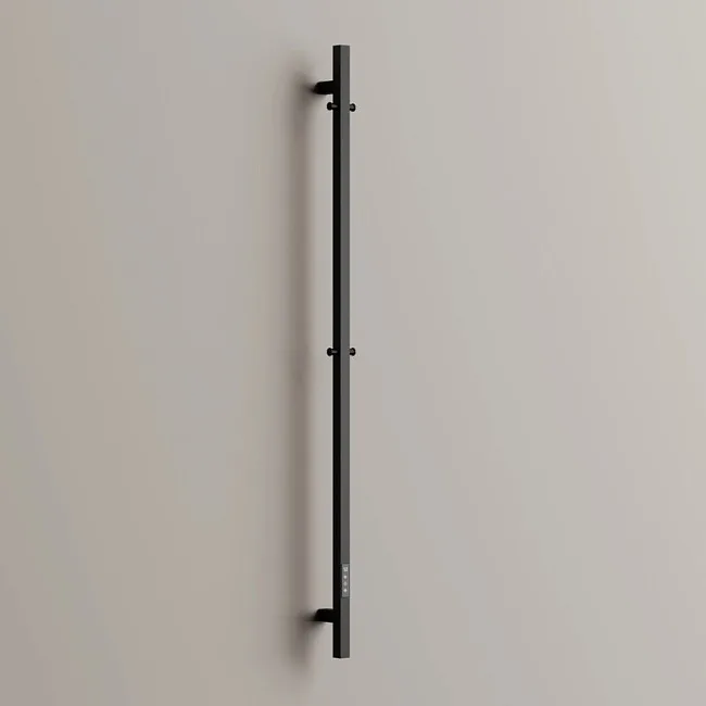Полотенцесушитель электрический Sancos Linn 150x3 I-образный, черный матовый, SC13002MB Sancos — Оригинал