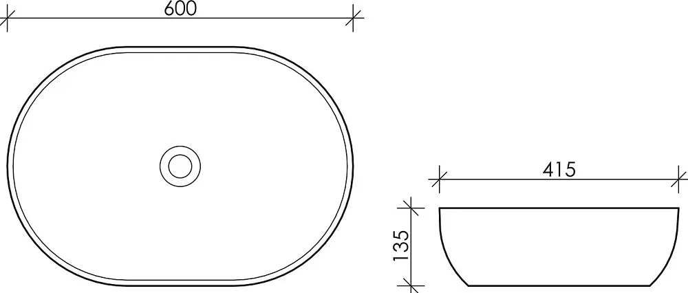 Раковина Ceramica Nova Element CN5009 Sancos — официальный сайт