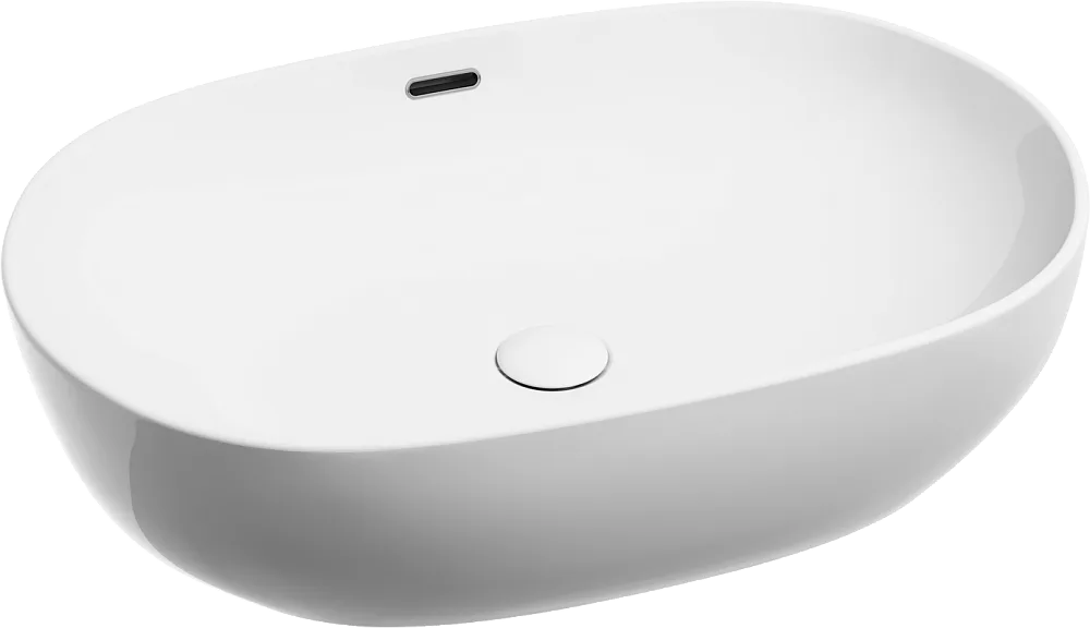 Раковина Ceramicanova Element CN6064 белая глянцевая Sancos — официальный сайт