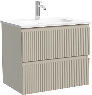 Тумба под раковину Sancos Snob R 60 подвесная Beige soft (капучино), SNR60/39CE