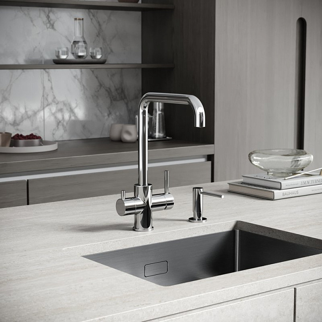 Смеситель для кухни Sancos Vela, с краном под фильтр для питьевой воды, хром, SC4013CH Sancos — Оригинал