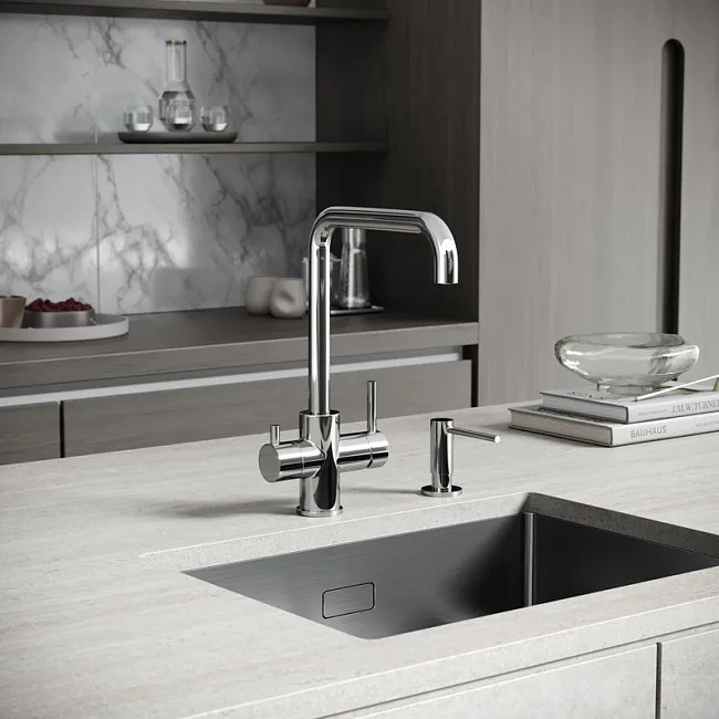 Смеситель для кухни Sancos Vela, с краном под фильтр для питьевой воды, хром, SC4013CH Sancos — Оригинал