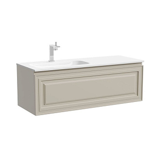 Тумба под раковину Sancos Very 120 подвесная левая Beige soft (капучино), VR120LCE