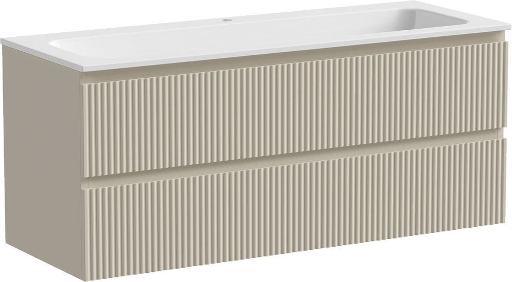 Тумба под раковину Sancos Snob R 120 подвесная Beige soft (капучино), SNR120CE Sancos — официальный сайт
