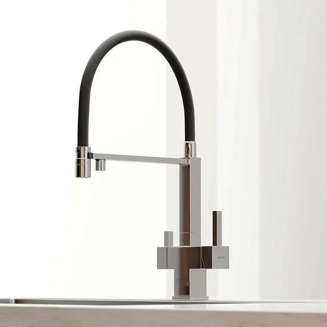 Смеситель для кухни Sancos Moro SC4006CH с гибким изливом, хром Sancos — Оригинал
