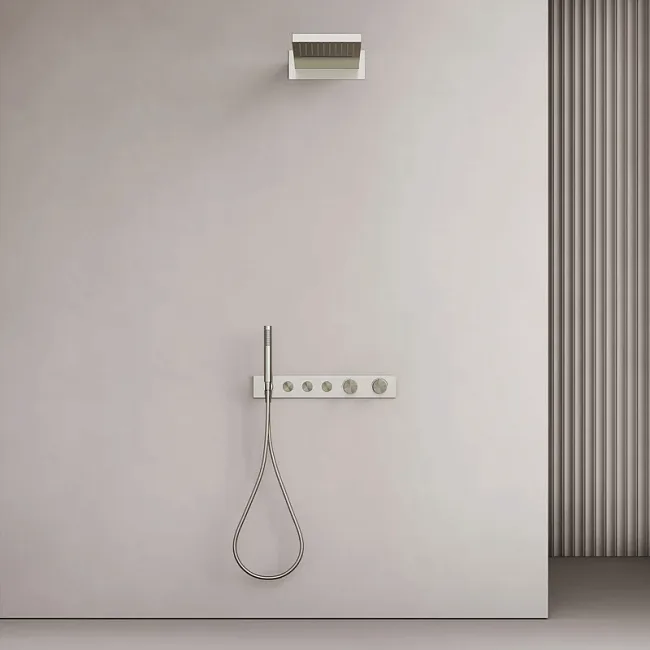 Душевой комплект Sancos Linn SC9023BN, С ВНУТРЕННЕЙ ЧАСТЬЮ, никель Sancos — Оригинал