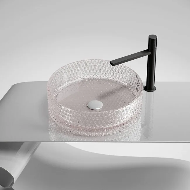 Раковина Ceramicanova Cristal CN6061 розовая Sancos — Оригинал