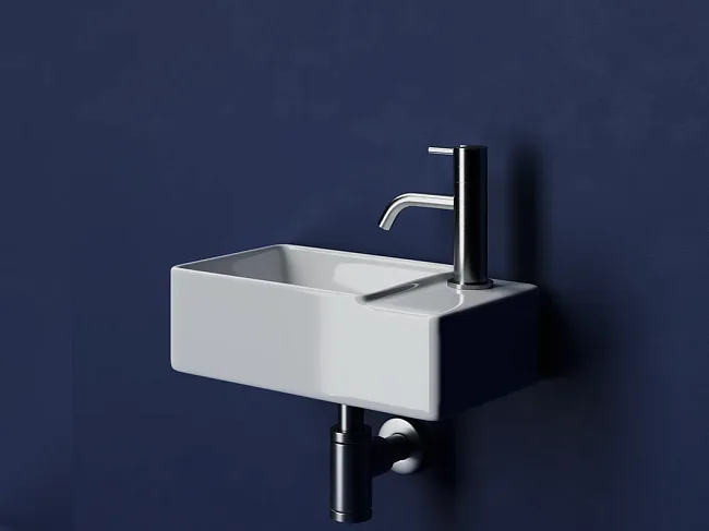 Рукомойник Ceramicanova Element CN5045 R белый глянцевый Sancos — Оригинал