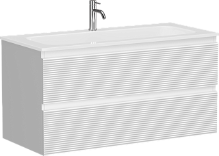 Тумба под раковину Sancos Folk 100 подвесная Bianco (белый), FL100W