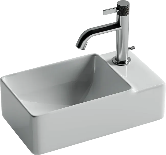 Рукомойник Ceramicanova Element CN5045 R белый глянцевый Sancos — Оригинал