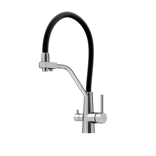 Смеситель для кухни Sancos Nolia SC12003SS под фильтр, нержавеая сталь Sancos — Оригинал