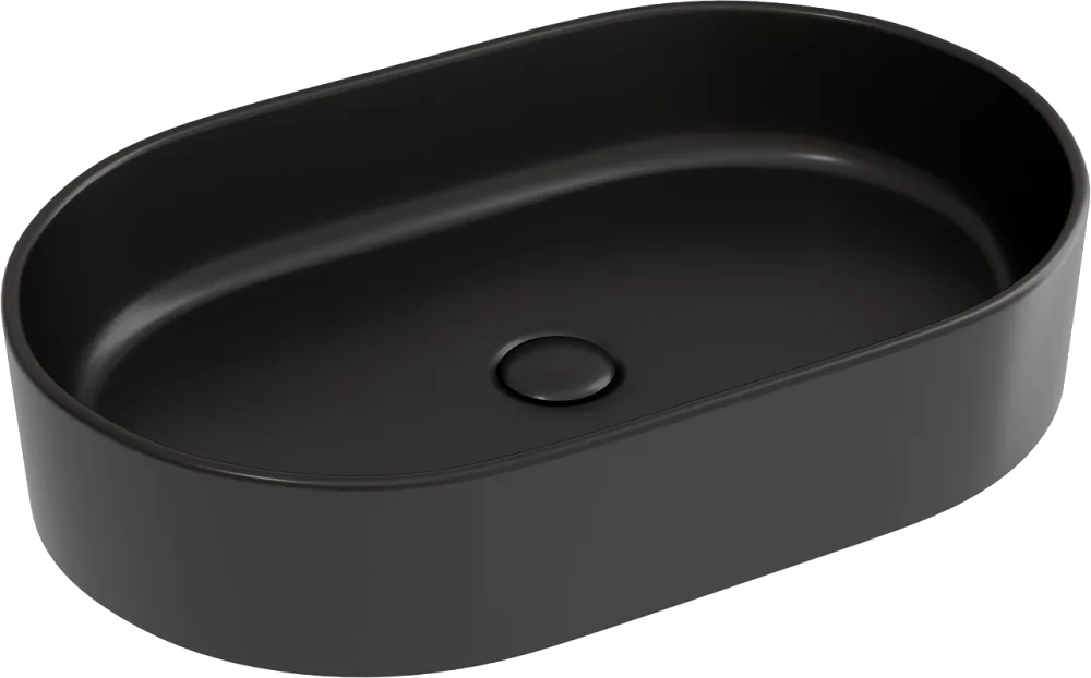 Раковина Ceramicanova Element CN6048MB черная матовая Sancos — официальный сайт