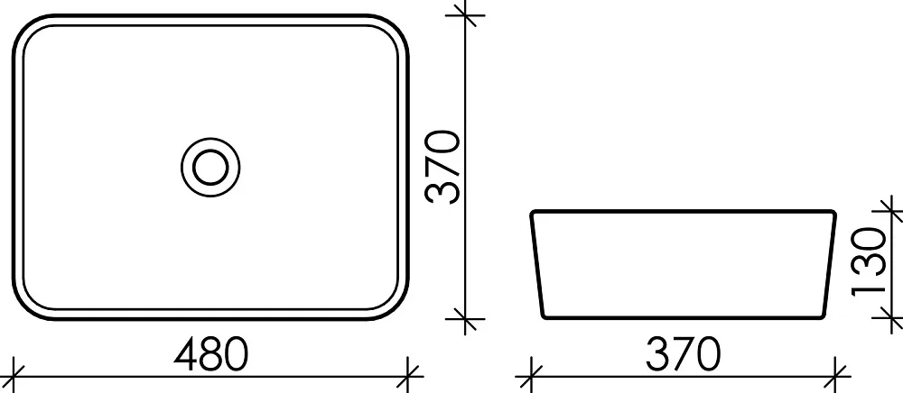 Раковина Ceramica Nova Element CN6037 Sancos — официальный сайт