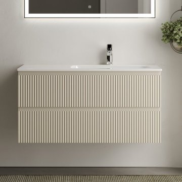 Тумба с раковиной Sancos Snob R 100 см, R, beige soft