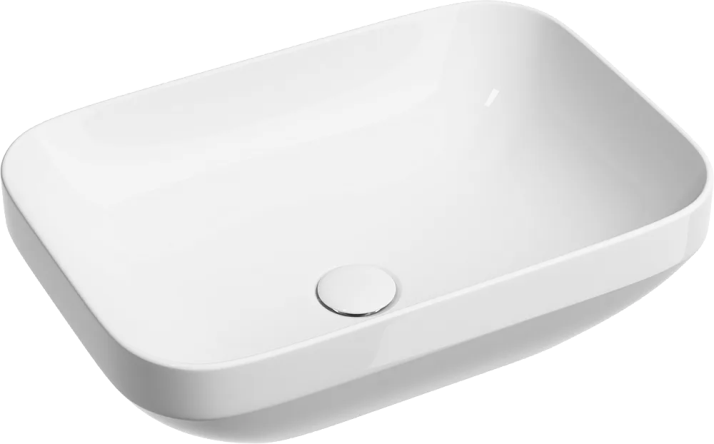 Раковина Ceramicanova Element CN6055 белая глянцевая Sancos — официальный сайт