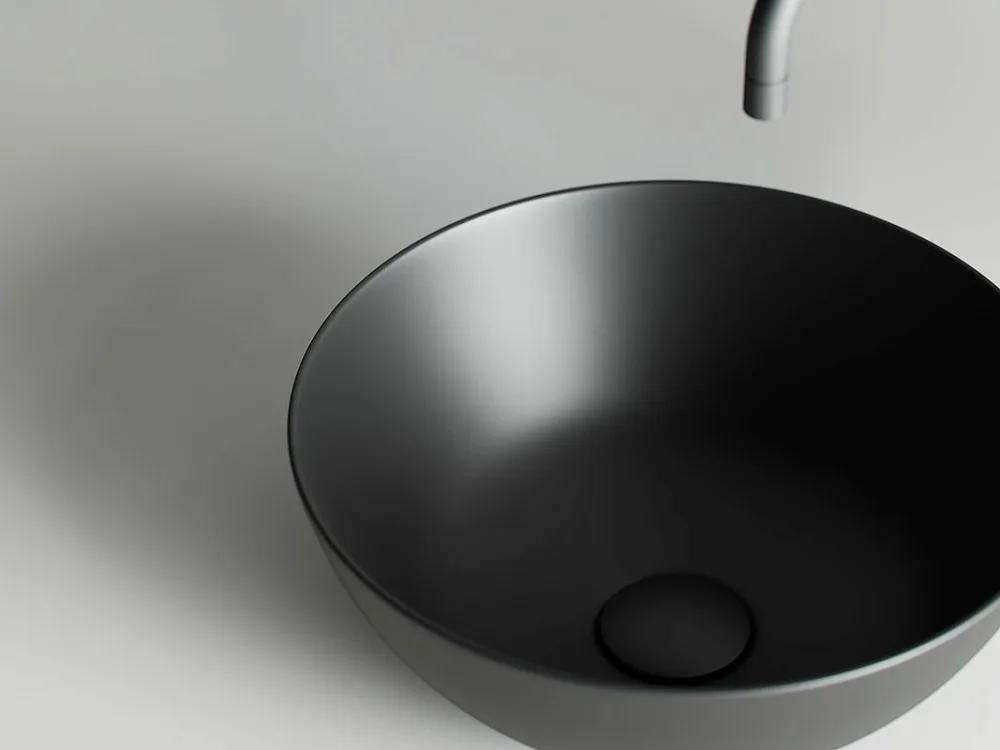 Раковина Ceramica Nova Element CN6004 черный матовый Sancos — официальный сайт