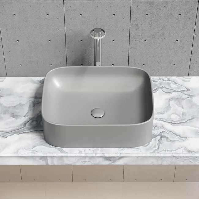 Раковина Ceramicanova Element CN6052MH антрацит матовая Sancos — Оригинал