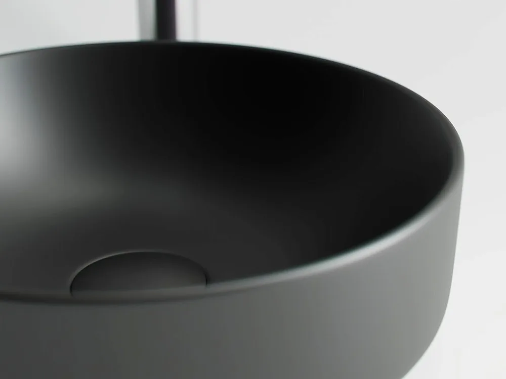 Раковина Ceramica Nova Element CN6007 черный матовый Sancos — официальный сайт