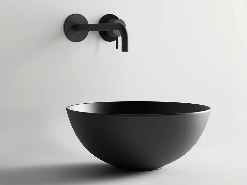 Раковина Ceramica Nova Element CN6004 черный матовый Sancos — официальный сайт