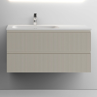 Тумба с раковиной Sancos Snob T 100 см, L, beige soft