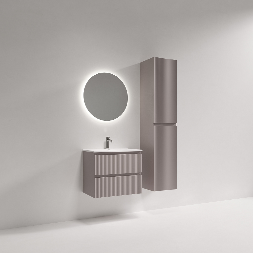 Тумба под раковину Sancos Snob R 60 подвесная Doha soft (пыльная роза), SNR60/39SM Sancos — официальный сайт