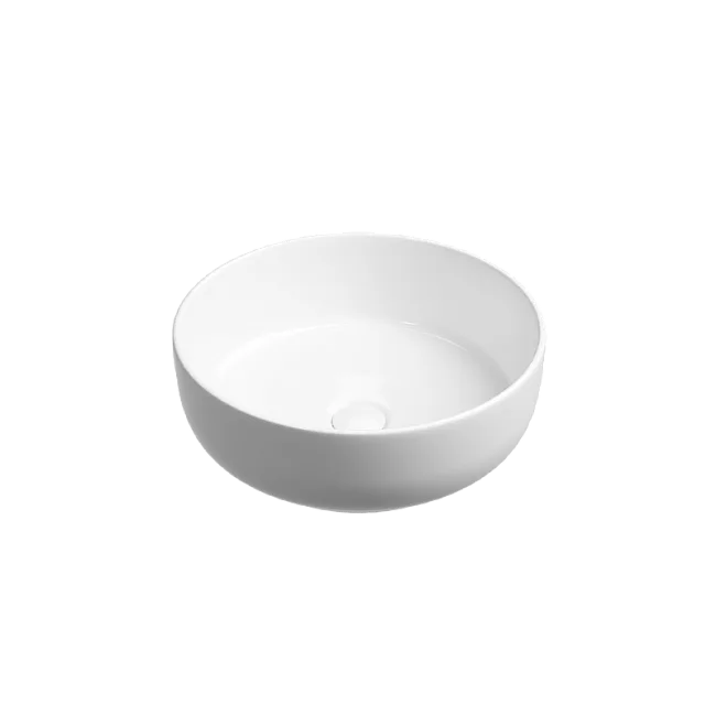 Накладная раковина Ceramicanova Taycan CN12003 37х37 глянцевая белая Sancos — Оригинал
