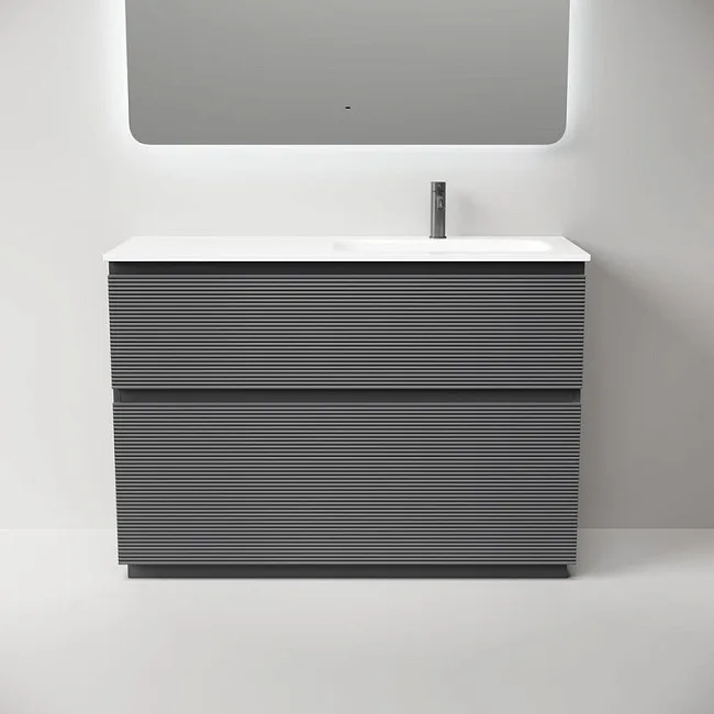 Тумба под раковину Sancos Folk Floor 120 напольная правая Grey soft (темно-серый), FL120FRGS Sancos — Оригинал