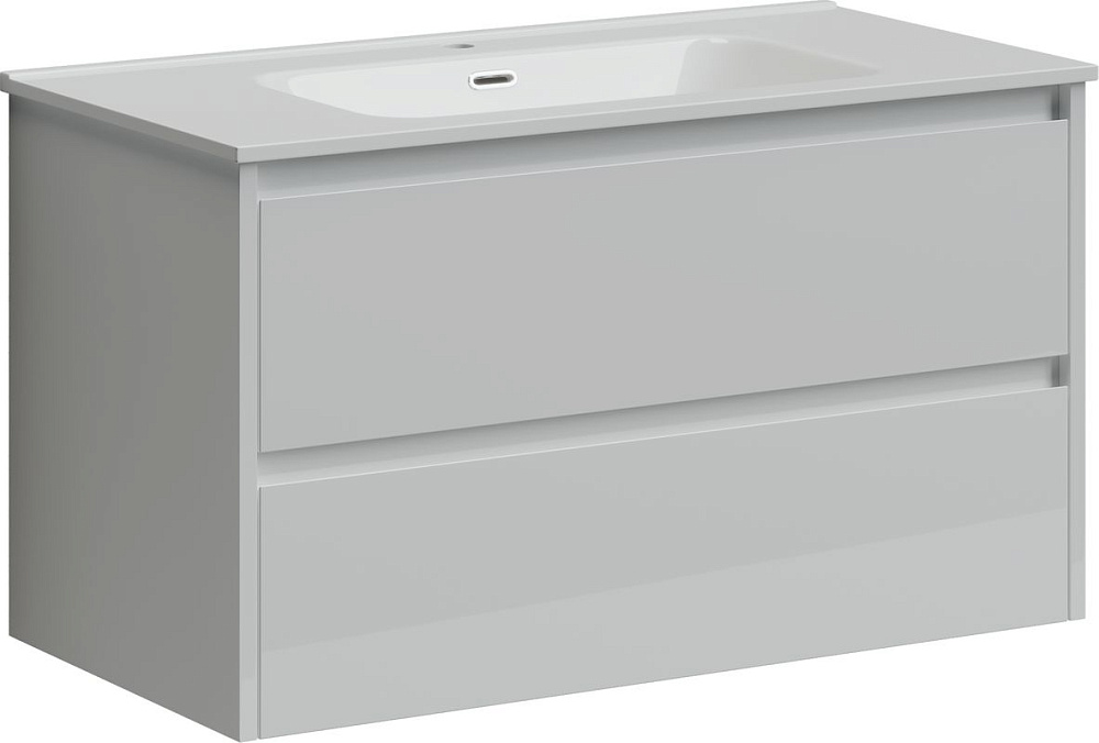 Тумба под раковину Sancos Libra 90 подвесная белый глянец, LB90W Sancos — официальный сайт