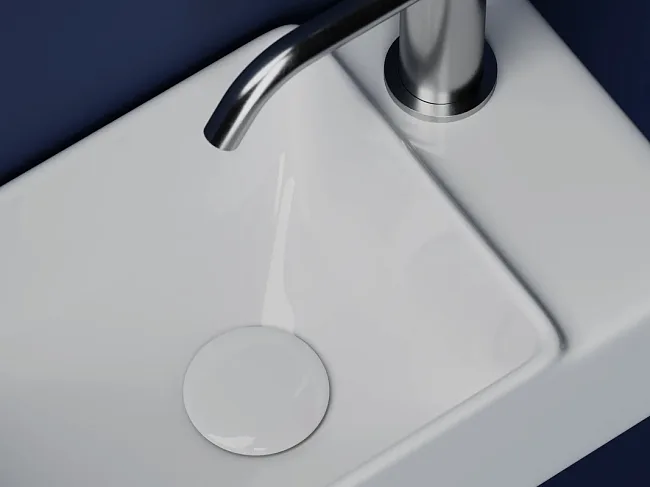 Рукомойник Ceramicanova Element CN5045 R белый глянцевый Sancos — Оригинал