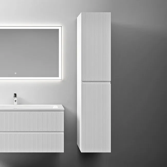 Шкаф-пенал для ванной Sancos Snob T 35 см, универсальный, Bianco (белый) Sancos — Оригинал