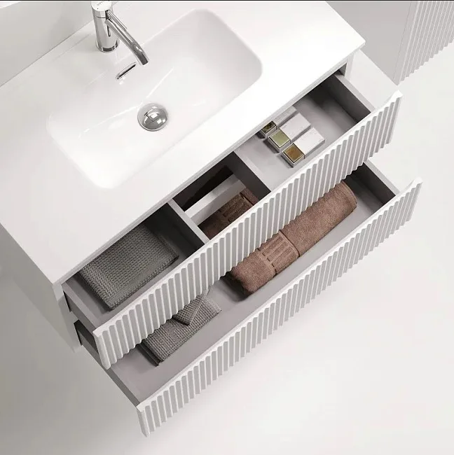 Тумба под раковину Sancos Snob R 80 подвесная Bianco (белый), SNR80/39W Sancos — Оригинал
