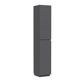Шкаф-пенал для ванной напольный Sancos Folk Floor 350х350х1880 мм, Grey soft