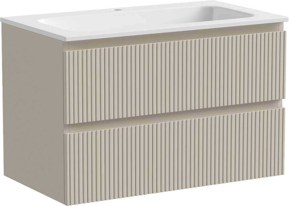 Тумба под раковину Sancos Snob T 80 подвесная Beige soft (капучино), SNT80CE Sancos — официальный сайт