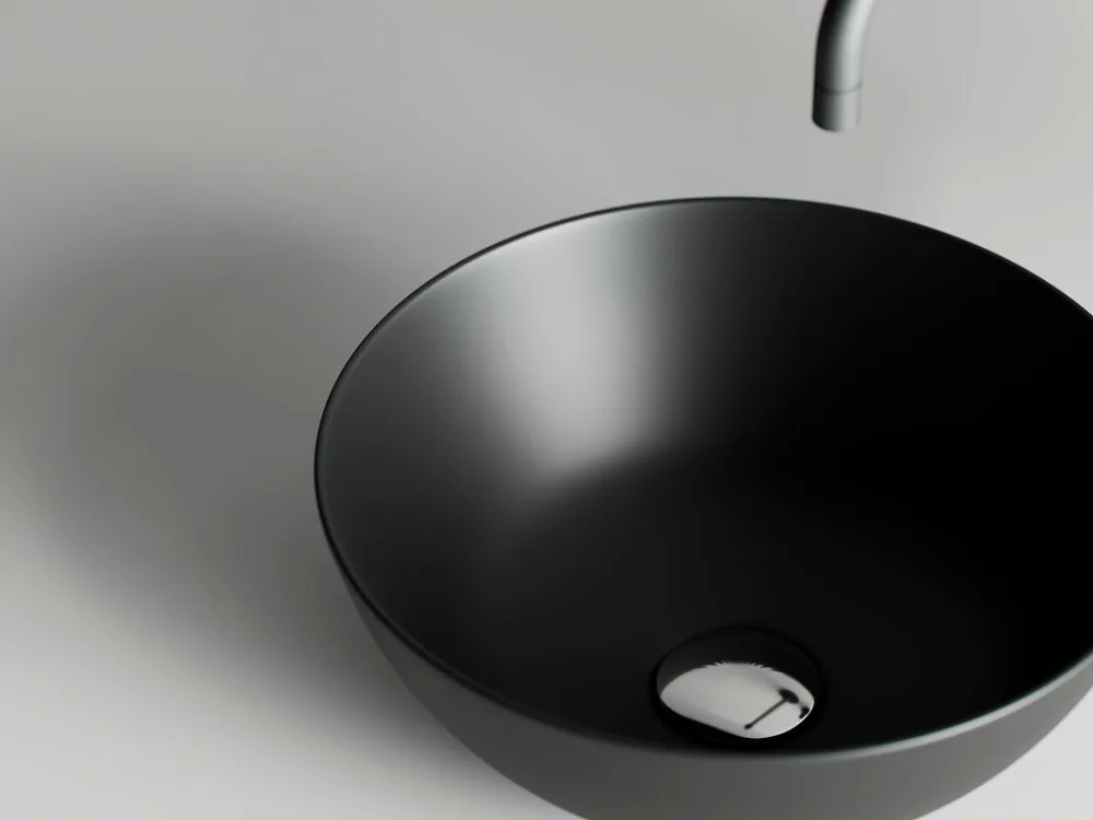 Раковина Ceramica Nova Element CN6004 черный матовый Sancos — официальный сайт