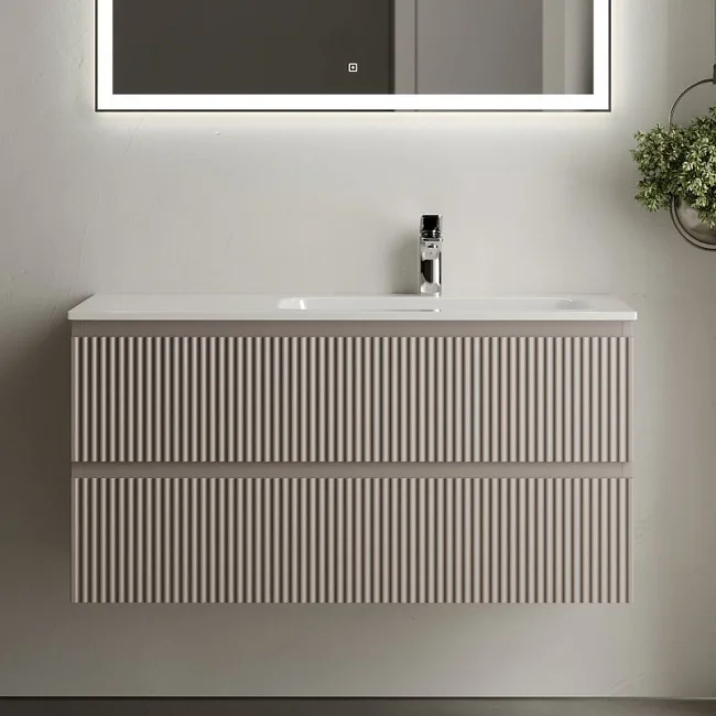 Тумба с раковиной Sancos Snob R 100 см, R, doha soft Sancos — Оригинал