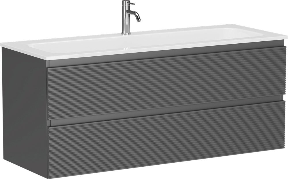 Тумба под раковину Sancos Folk 120 подвесная Grey soft (темно-серый), FL120GS Sancos — официальный сайт