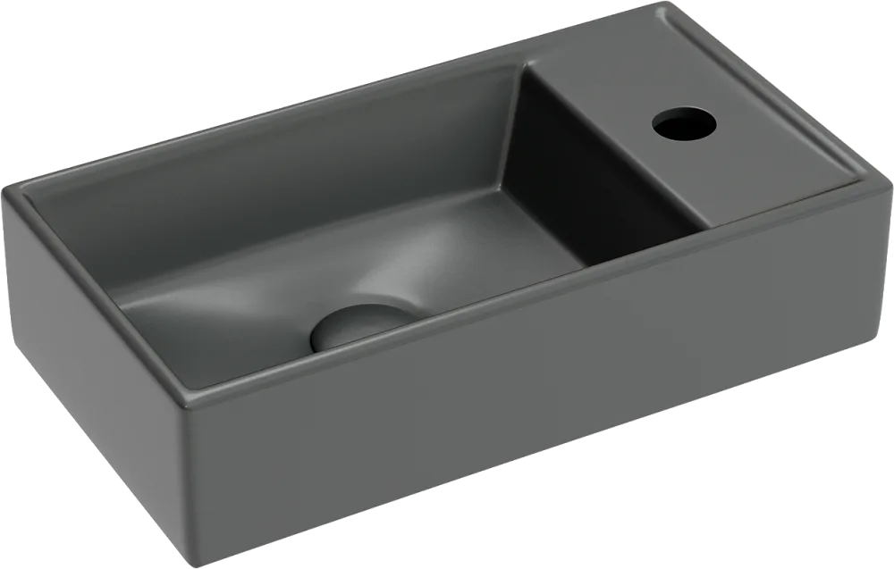 Рукомойник Ceramicanova Element CN6051LMDH темный антрацит матовый Sancos — официальный сайт