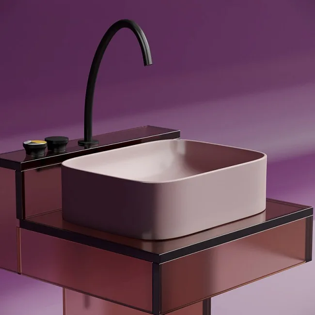 Раковина Ceramicanova Element CN6052MP розовая матовая Sancos — Оригинал