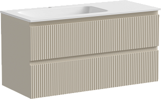 Тумба под раковину Sancos Snob T 100 подвесная Beige soft (капучино), SNT100LCE