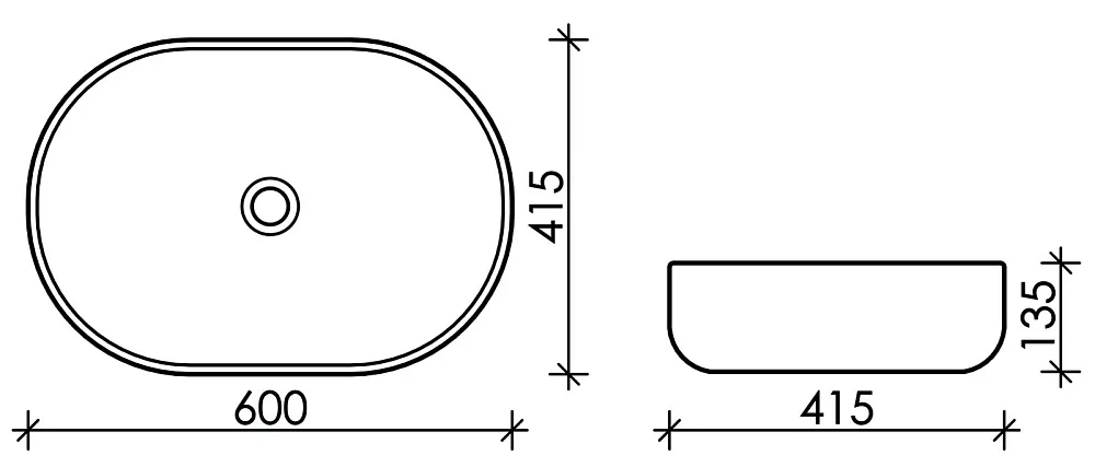 Раковина Ceramica Nova Element CN6047 Sancos — официальный сайт